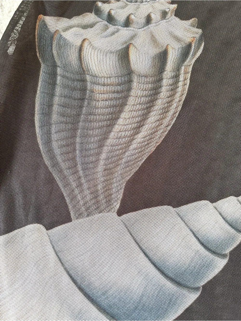 ⭐️3/$30⭐️ (bundle deal) ZARA Seashell Mesh Bodysuit XS - Picture 5 of 5